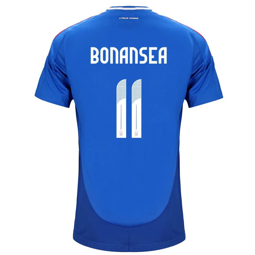 Danxenキッズイタリアバルバラ・ボナンセーア#11青ホームシャツ24-26ジャージーユニフォーム