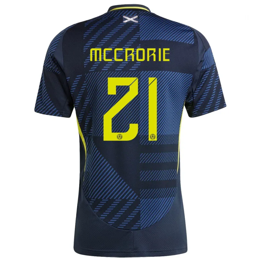 Danxenキッズスコットランドロビー・マクローリー#21濃紺ホームシャツ24-26ジャージーユニフォーム