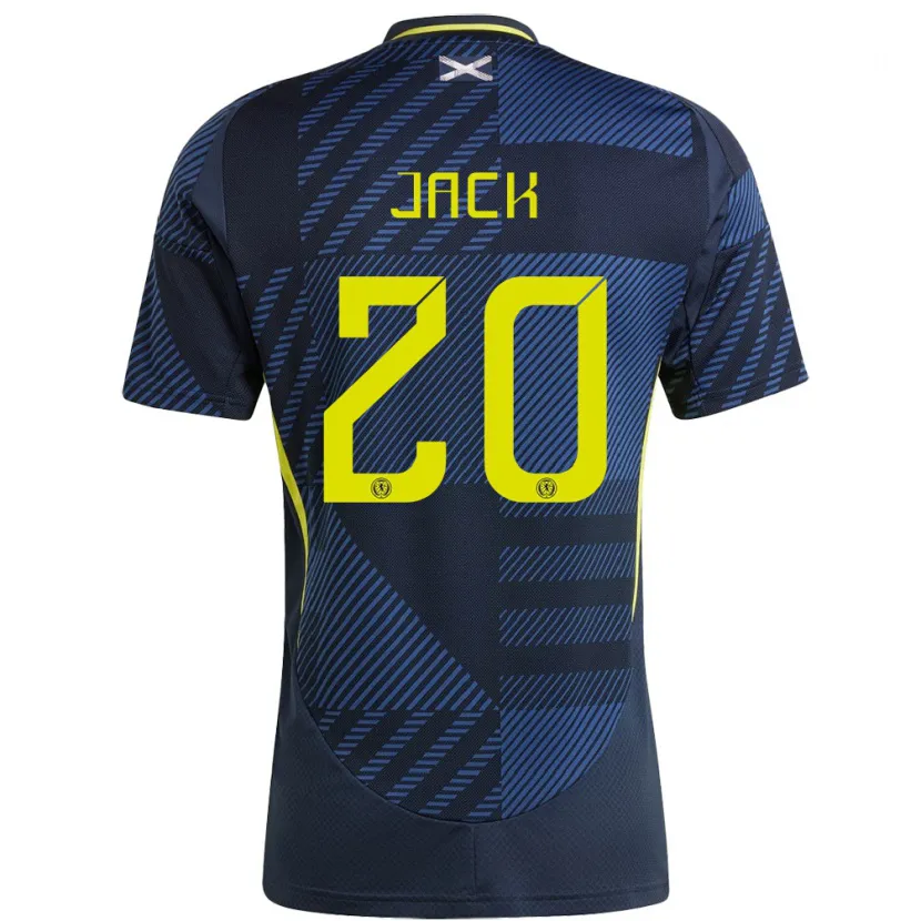DanxenキッズスコットランドRyan Jack#20濃紺ホームシャツ24-26ジャージーユニフォーム