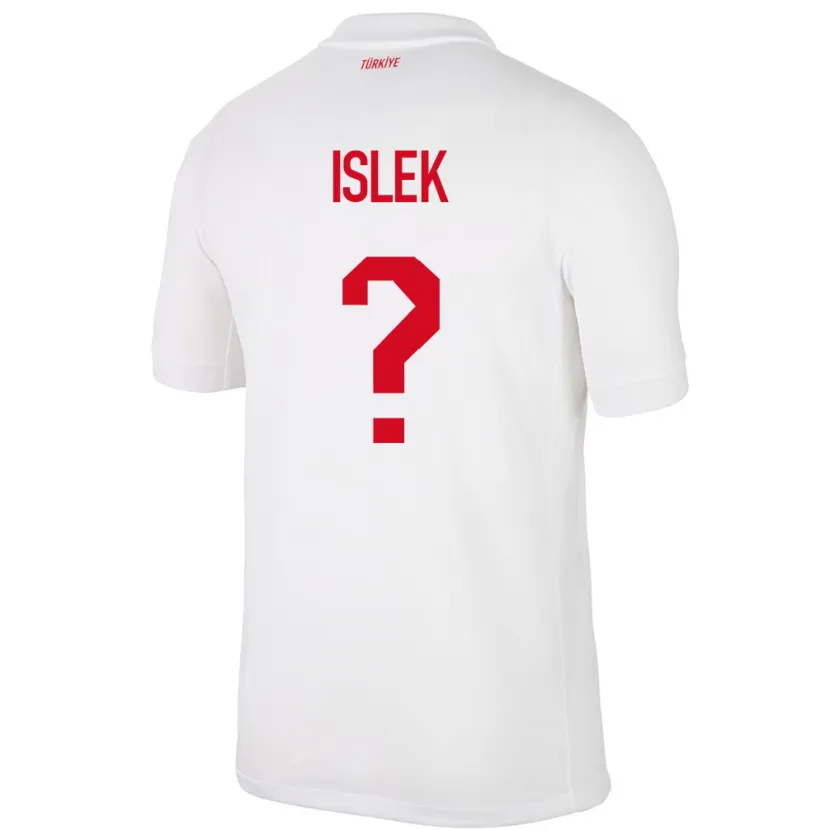 DanxenキッズトルコHüseyin İşlek#0白ホームシャツ24-26ジャージーユニフォーム