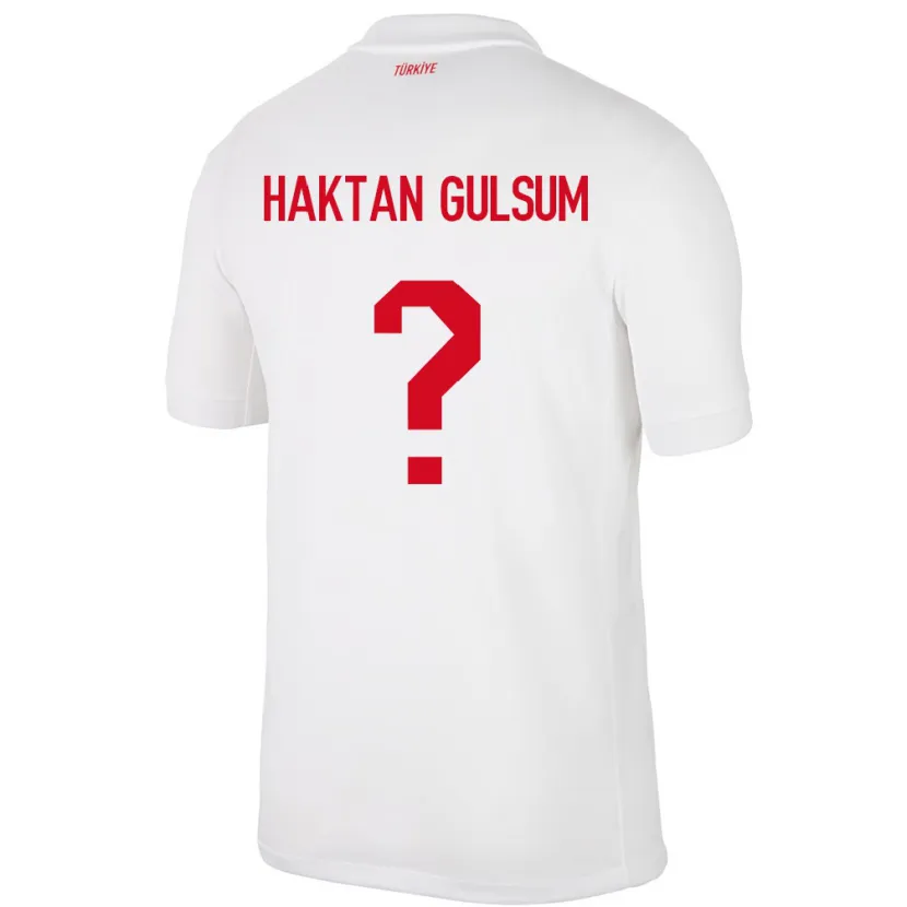 DanxenキッズトルコAyaz Haktan Gülsüm#0白ホームシャツ24-26ジャージーユニフォーム