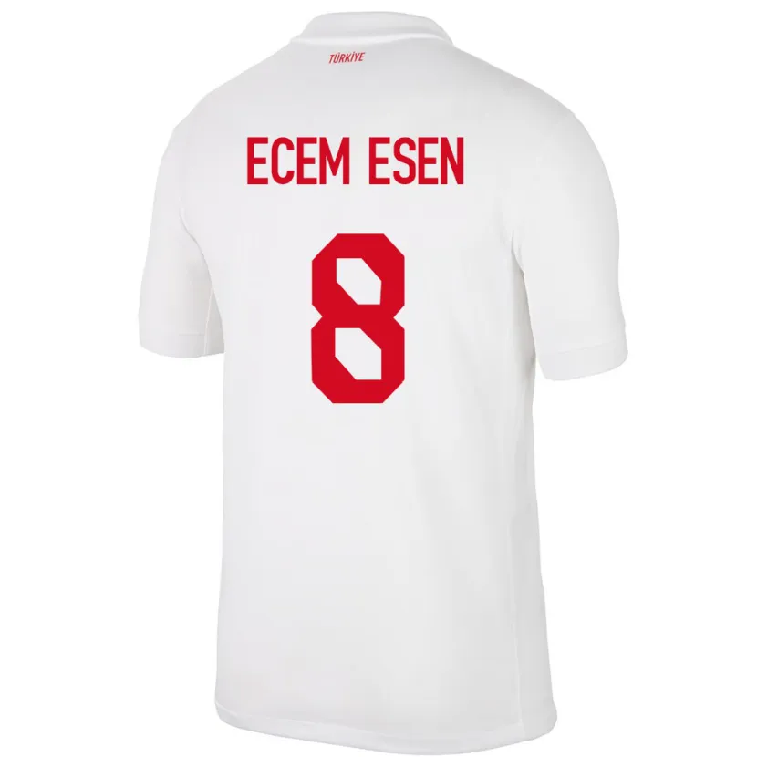 DanxenキッズトルコEmine Ecem Esen#8白ホームシャツ24-26ジャージーユニフォーム