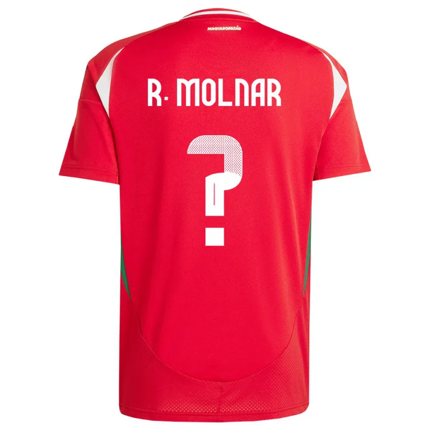 DanxenキッズハンガリーRajmund Molnár#0赤ホームシャツ24-26ジャージーユニフォーム