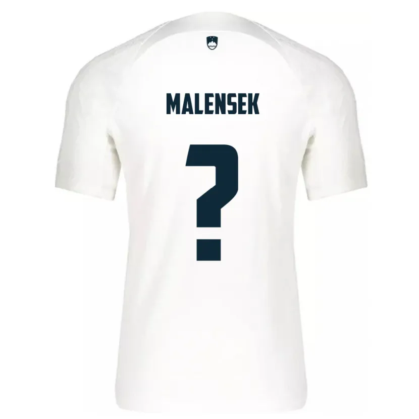 DanxenキッズスロベニアMatej Malensek#0白ホームシャツ24-26ジャージーユニフォーム