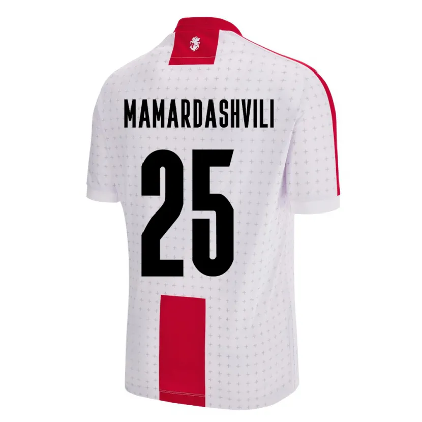 Danxenキッズジョージアギオルギ・ママルダシュヴィリ#25白ホームシャツ24-26ジャージーユニフォーム