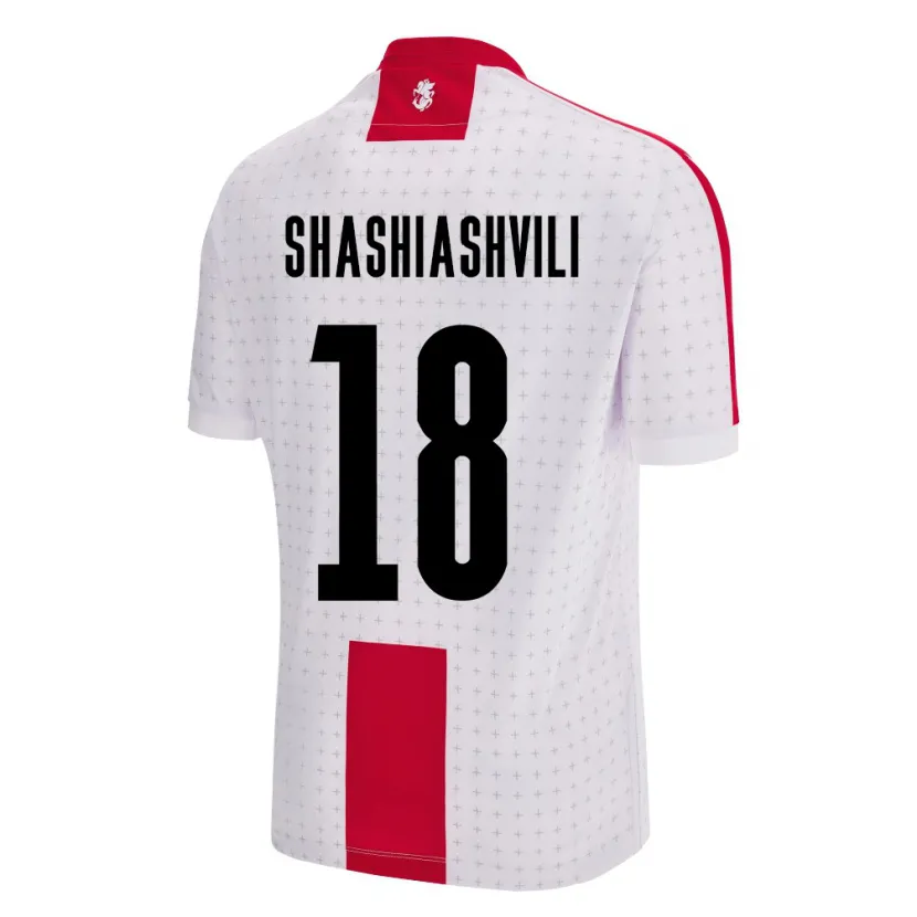 DanxenキッズジョージアLuka Shashiashvili#18白ホームシャツ24-26ジャージーユニフォーム