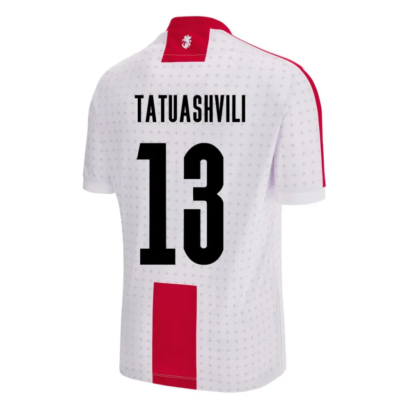 DanxenキッズジョージアTamar Tatuashvili#13白ホームシャツ24-26ジャージーユニフォーム