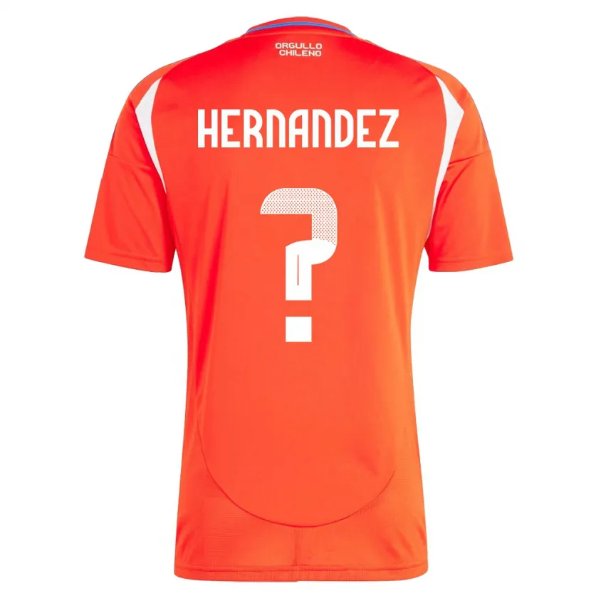 DanxenキッズチリCamilo Hernández#0赤ホームシャツ24-26ジャージーユニフォーム