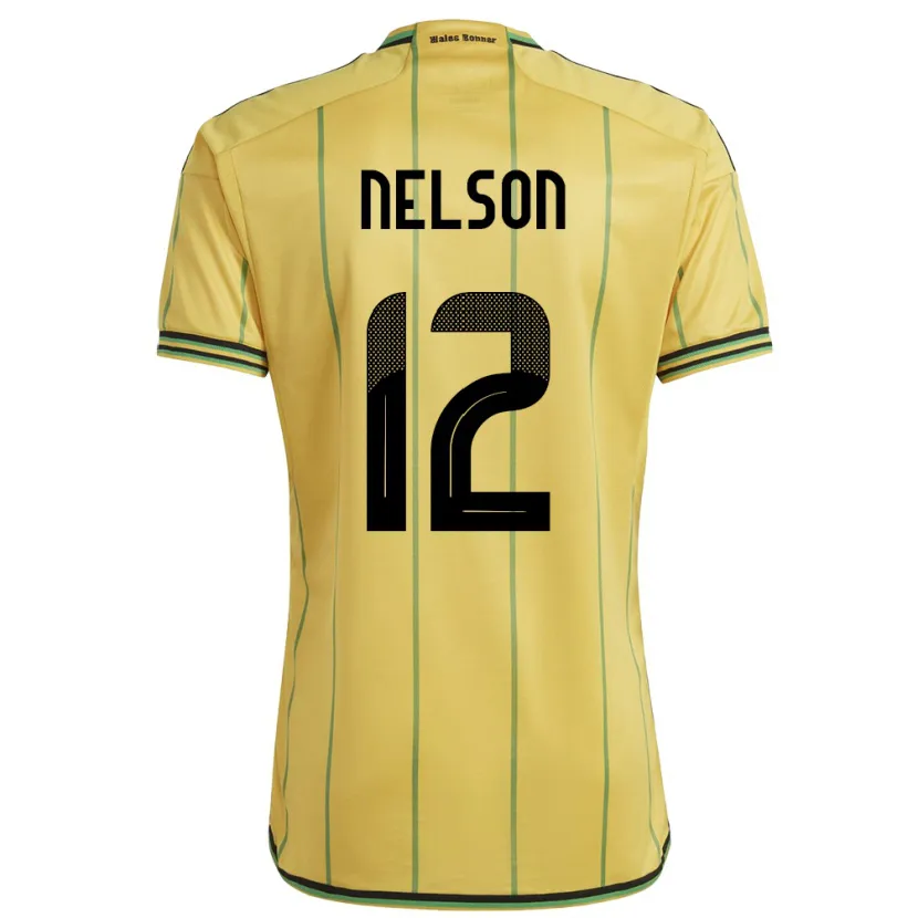 DanxenキッズジャマイカTyiesha Nelson#12黄ホームシャツ24-26ジャージーユニフォーム