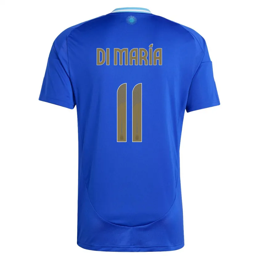 Danxenキッズアルゼンチンアンヘル・ディ・マリア#11青アウェイシャツ24-26ジャージーユニフォーム