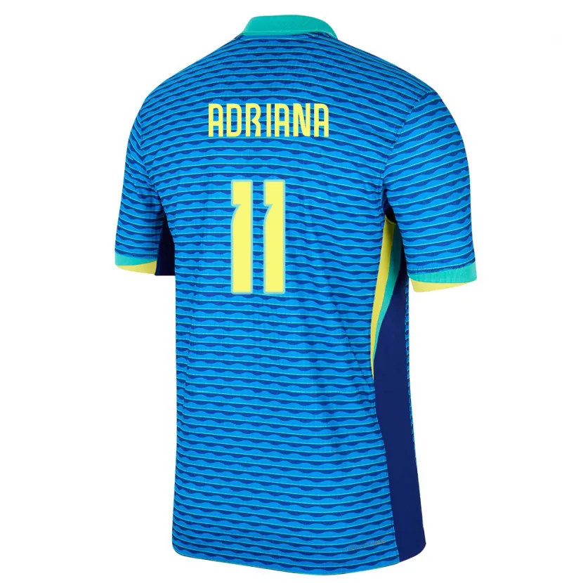 DanxenキッズブラジルAdriana#11青アウェイシャツ24-26ジャージーユニフォーム