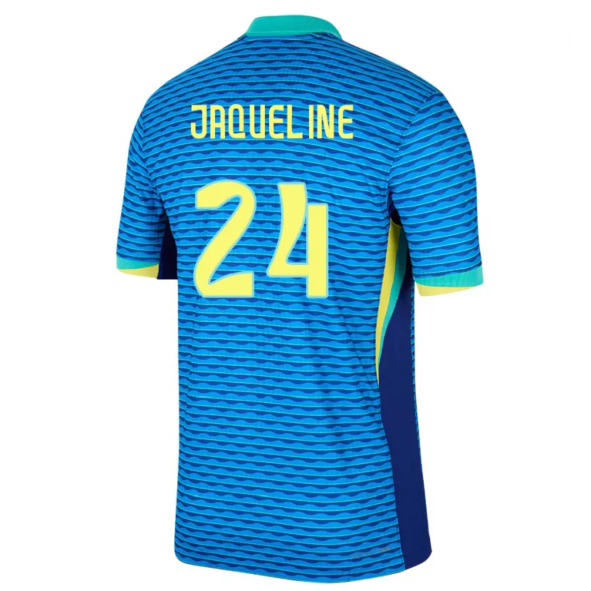 DanxenキッズブラジルJaqueline#24青アウェイシャツ24-26ジャージーユニフォーム