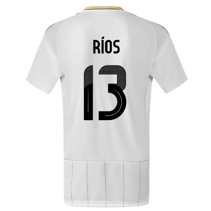 DanxenキッズコスタリカKeral Rios#13白アウェイシャツ24-26ジャージーユニフォーム