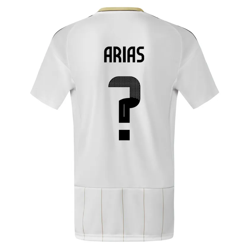 DanxenキッズコスタリカJose Arias#0白アウェイシャツ24-26ジャージーユニフォーム