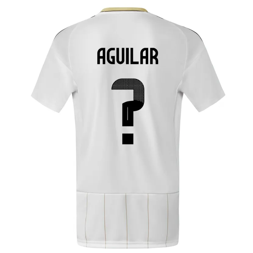 DanxenキッズコスタリカDeylan Aguilar#0白アウェイシャツ24-26ジャージーユニフォーム