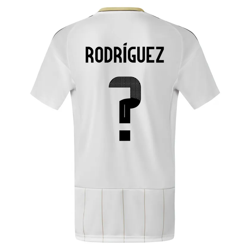 DanxenキッズコスタリカBradley Rodriguez#0白アウェイシャツ24-26ジャージーユニフォーム
