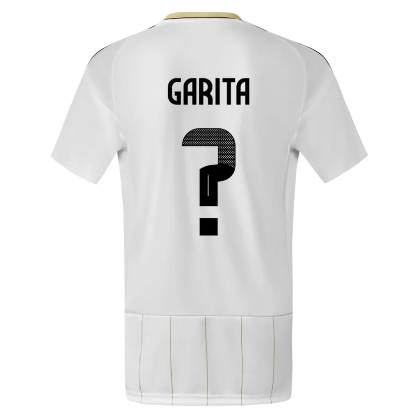 DanxenキッズコスタリカEmmanuel Garita#0白アウェイシャツ24-26ジャージーユニフォーム