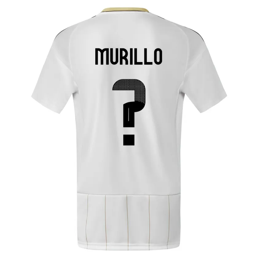 DanxenキッズコスタリカIsaac Murillo#0白アウェイシャツ24-26ジャージーユニフォーム