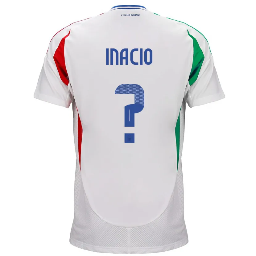 DanxenキッズイタリアSamuele Inacio#0白アウェイシャツ24-26ジャージーユニフォーム