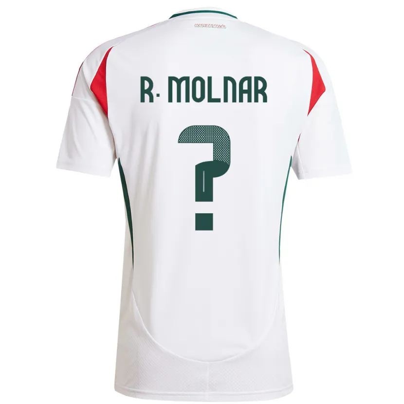 DanxenキッズハンガリーRajmund Molnár#0白アウェイシャツ24-26ジャージーユニフォーム