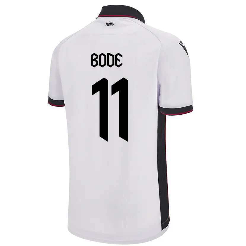 DanxenキッズアルバニアErsi Bode#11白アウェイシャツ24-26ジャージーユニフォーム