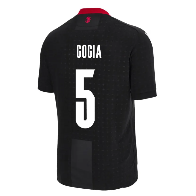 DanxenキッズジョージアGigi Gogia#5黒アウェイシャツ24-26ジャージーユニフォーム