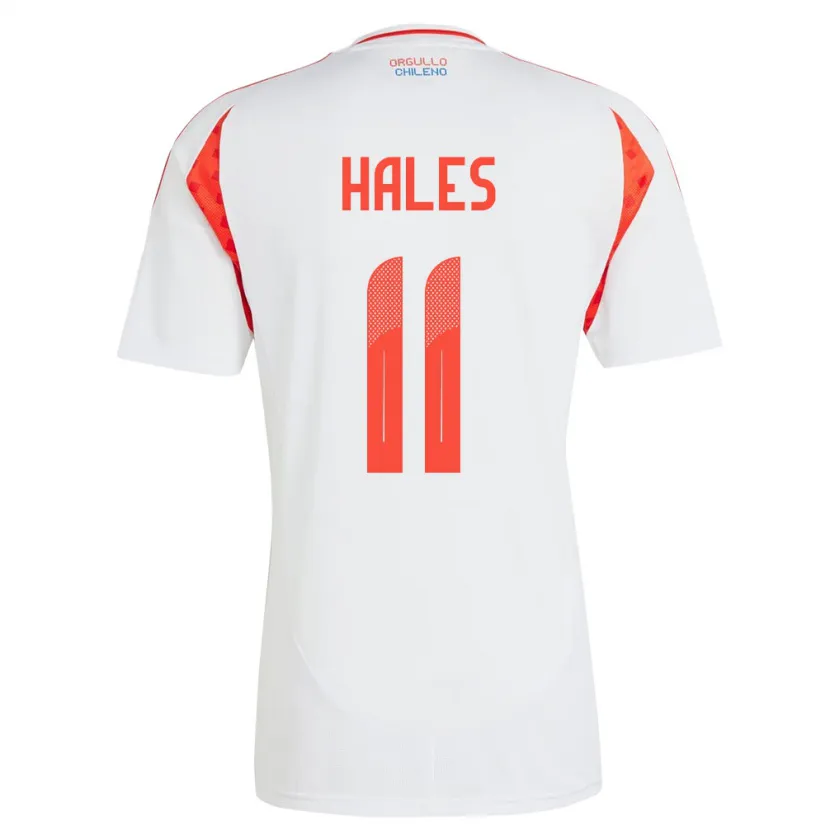 DanxenキッズチリAlejandro Hales#11白アウェイシャツ24-26ジャージーユニフォーム