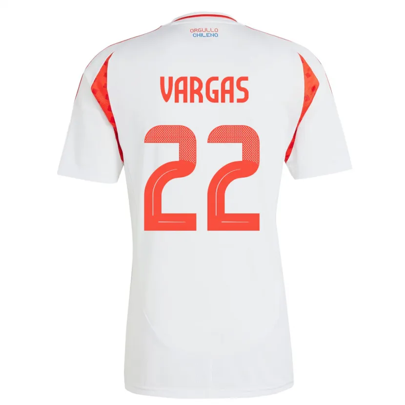 DanxenキッズチリDiego Vargas#22白アウェイシャツ24-26ジャージーユニフォーム