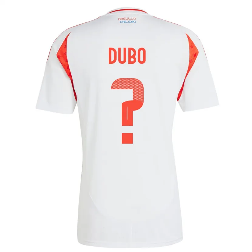 DanxenキッズチリAlexander Dubó#0白アウェイシャツ24-26ジャージーユニフォーム
