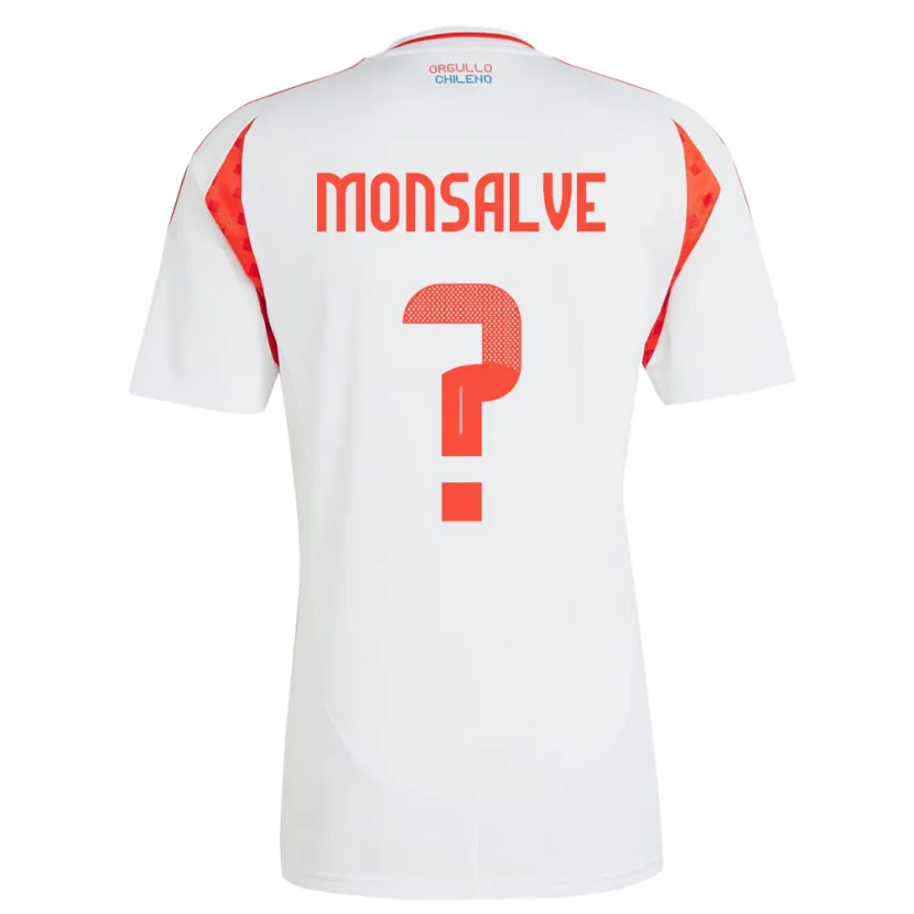 DanxenキッズチリGaspar Monsalve#0白アウェイシャツ24-26ジャージーユニフォーム