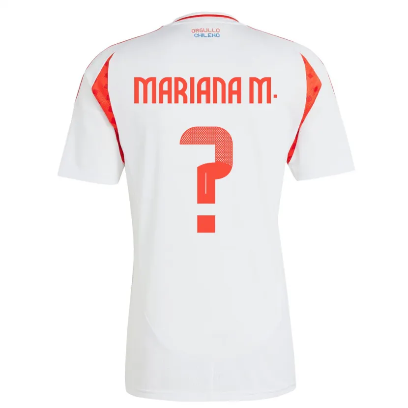 DanxenキッズチリMariana Morales#0白アウェイシャツ24-26ジャージーユニフォーム