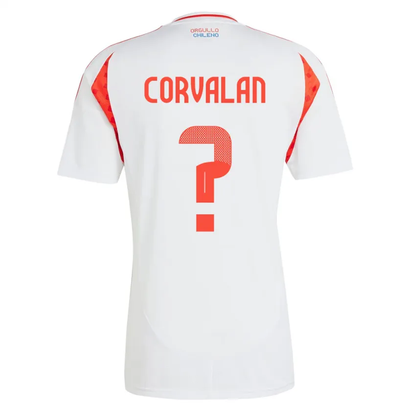 DanxenキッズチリElisa Corvalan#0白アウェイシャツ24-26ジャージーユニフォーム