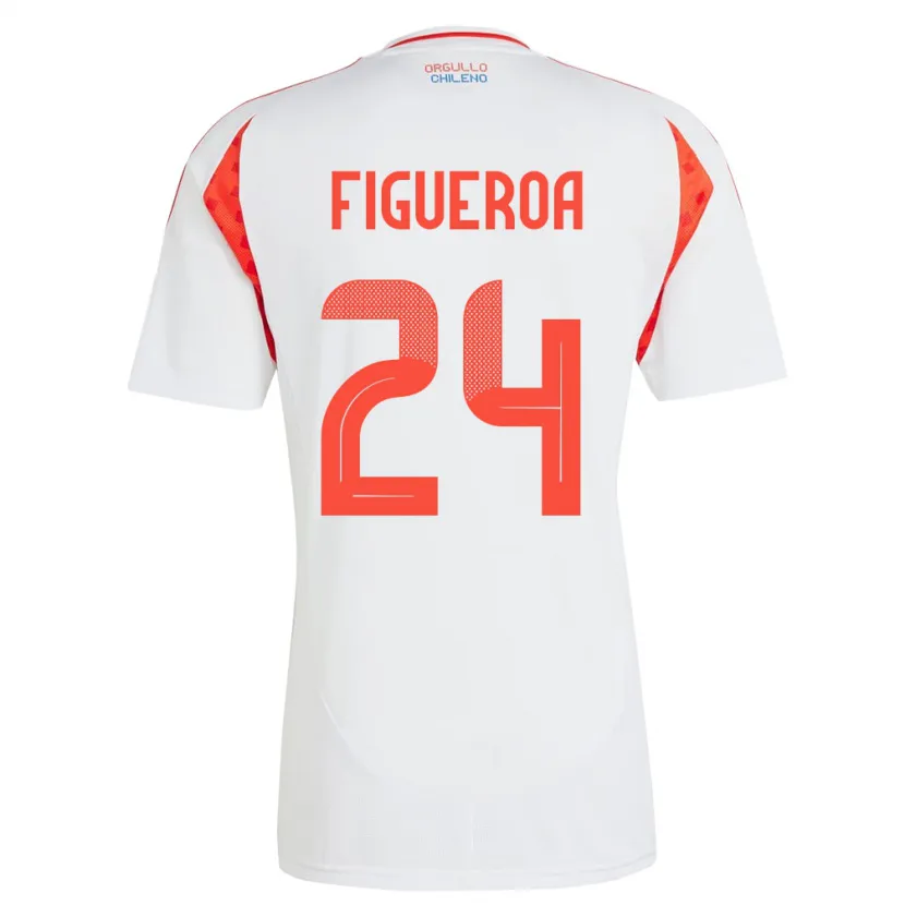 DanxenキッズチリÁmbar Figueroa#24白アウェイシャツ24-26ジャージーユニフォーム