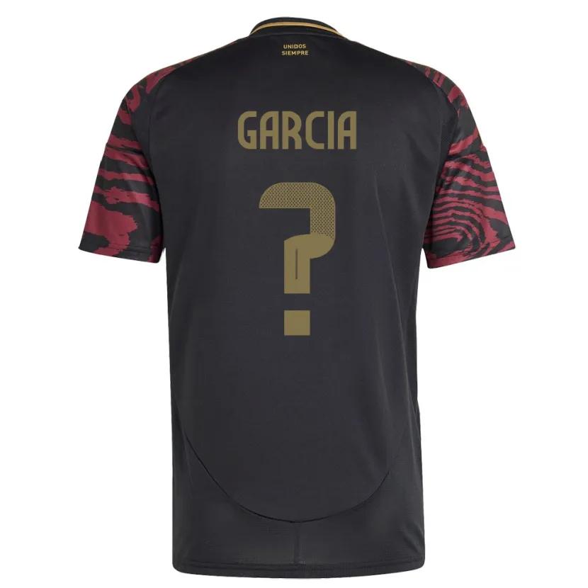 DanxenキッズペルーGian García#0黒アウェイシャツ24-26ジャージーユニフォーム