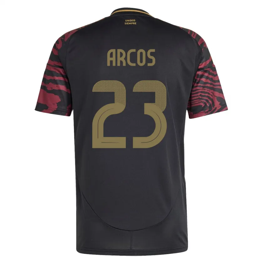 DanxenキッズペルーLucía Arcos#23黒アウェイシャツ24-26ジャージーユニフォーム