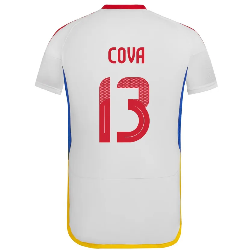 DanxenキッズベネズエラAlejandro Cova#13白アウェイシャツ24-26ジャージーユニフォーム