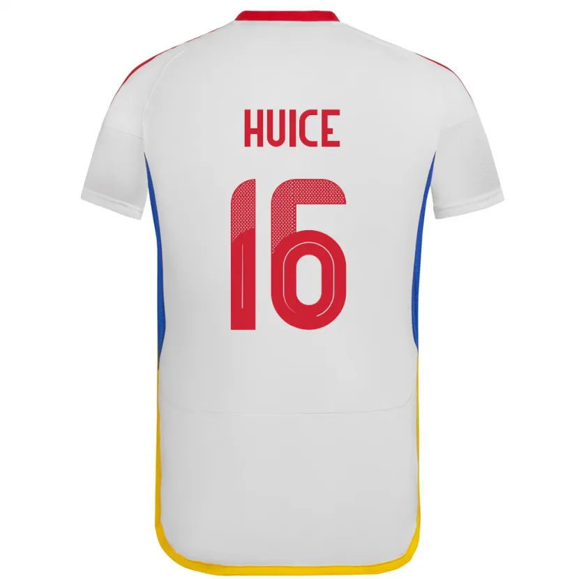 DanxenキッズベネズエラFrangel Huice#16白アウェイシャツ24-26ジャージーユニフォーム