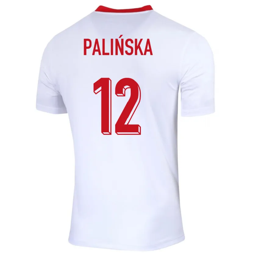 DanxenメンズポーランドAnna Palinska#12白ホームシャツ24-26ジャージーユニフォーム