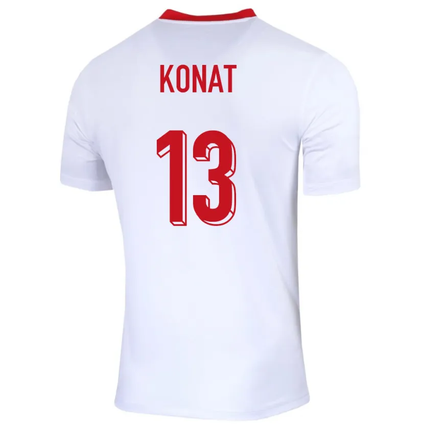 DanxenメンズポーランドKatarzyna Konat#13白ホームシャツ24-26ジャージーユニフォーム
