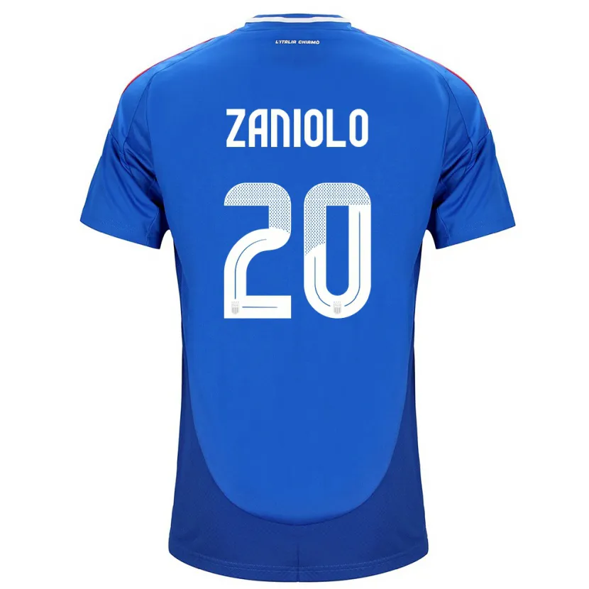 Danxenメンズイタリアニコロ・ザニオーロ#20青ホームシャツ24-26ジャージーユニフォーム