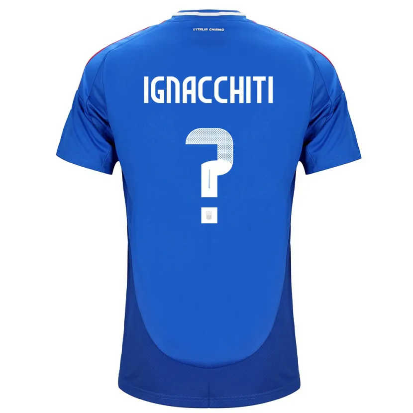 DanxenメンズイタリアLorenzo Ignacchiti#0青ホームシャツ24-26ジャージーユニフォーム