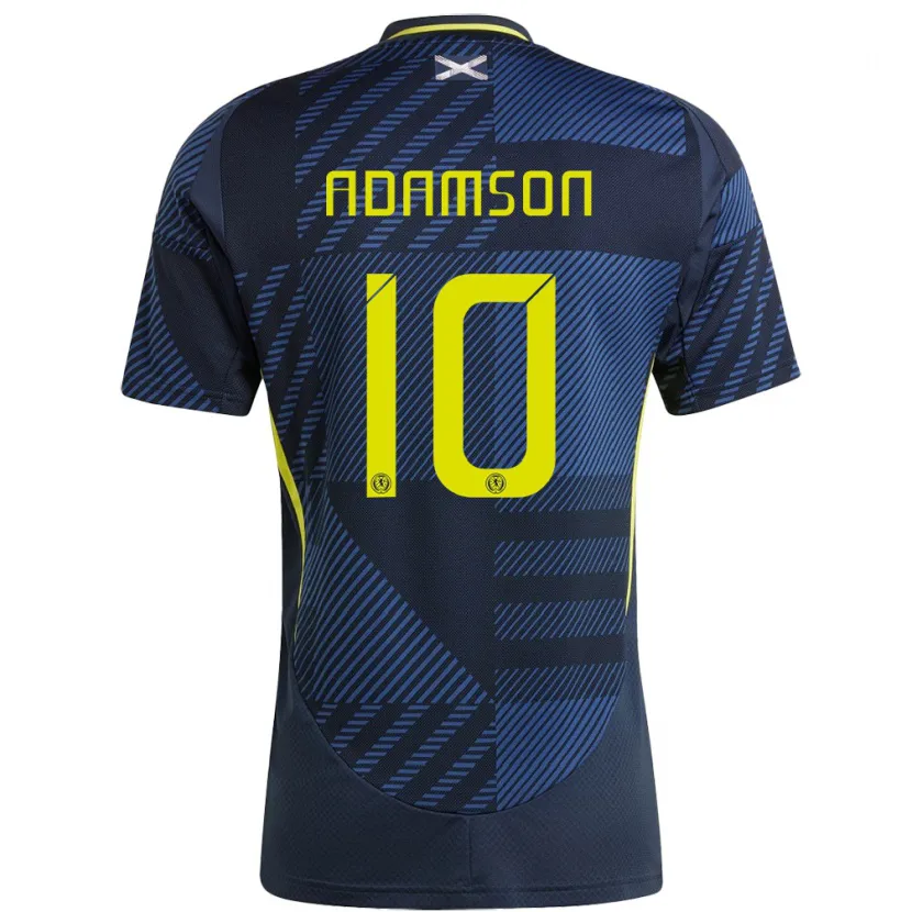 DanxenメンズスコットランドCalum Adamson#10濃紺ホームシャツ24-26ジャージーユニフォーム
