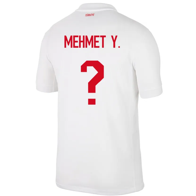 DanxenメンズトルコMehmet Yildirim#0白ホームシャツ24-26ジャージーユニフォーム