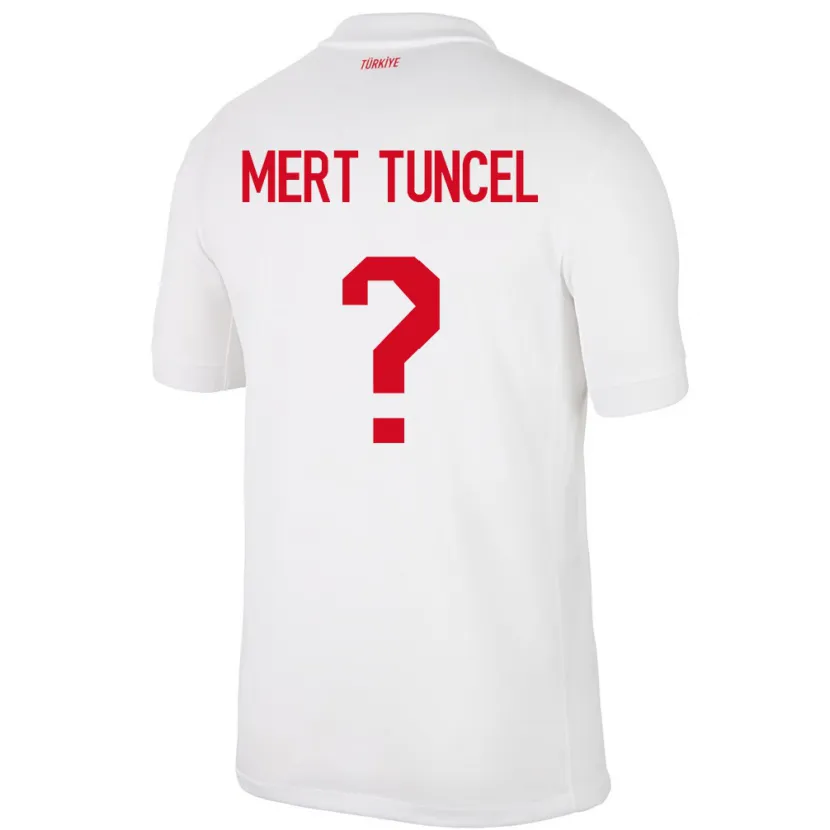 DanxenメンズトルコHasan Mert Tuncel#0白ホームシャツ24-26ジャージーユニフォーム