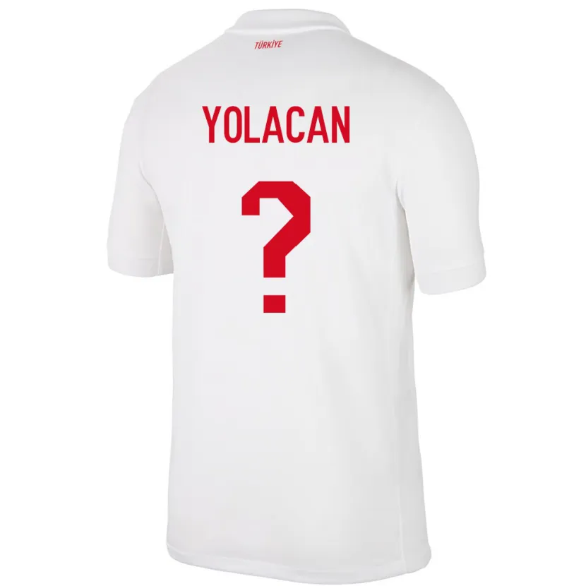DanxenメンズトルコBaran Yolaçan#0白ホームシャツ24-26ジャージーユニフォーム