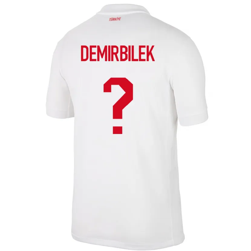 DanxenメンズトルコAli Demirbilek#0白ホームシャツ24-26ジャージーユニフォーム