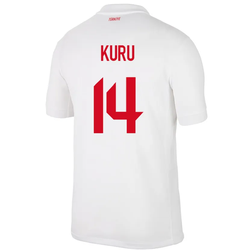 DanxenメンズトルコBüşra Kuru#14白ホームシャツ24-26ジャージーユニフォーム