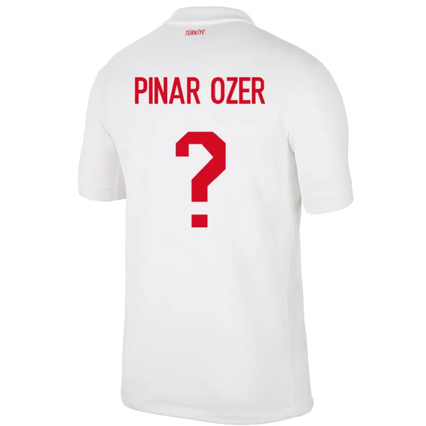 DanxenメンズトルコSenem Pınar Özer#0白ホームシャツ24-26ジャージーユニフォーム