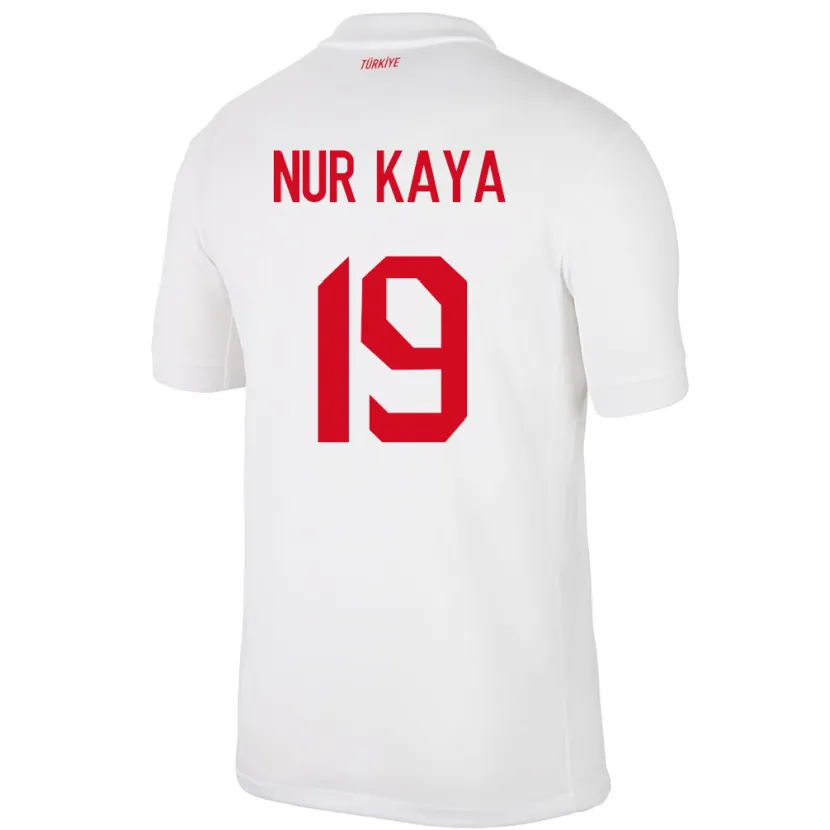 DanxenメンズトルコCansu Nur Kaya#19白ホームシャツ24-26ジャージーユニフォーム