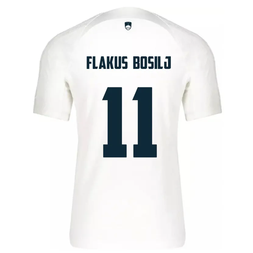 DanxenメンズスロベニアDavid Flakus Bosilj#11白ホームシャツ24-26ジャージーユニフォーム